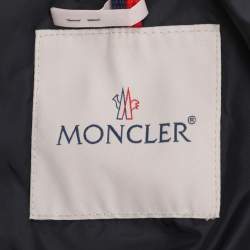 Pre Owned Moncler Navy Blue Nylon Puffer Jacket XXL