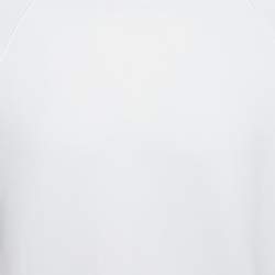 Pre Owned Moncler Genius 1952 X Awake NY White Printed Cotton Knit Sweatshirt L