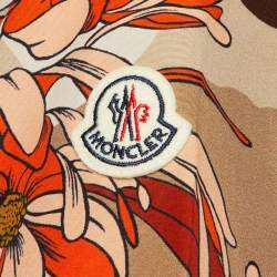 Pre Owned Moncler Multicolor Floral Print Cotton Shirt M