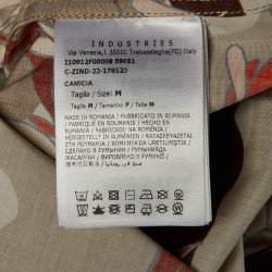 Pre Owned Moncler Multicolor Floral Print Cotton Shirt M