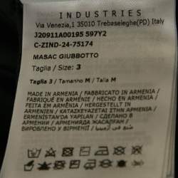 Pre Owned Moncler Black Nylon Puffer Down Masac Jacket L