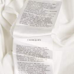 Pre Owned تي شيرت مونكلر أزرق جيرسي شعار بكسلي جيرسي كرو مقاس كبير (لارج)