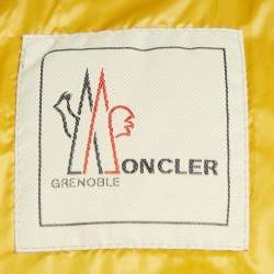 مملوكة مسبقًا Moncler Grey Synthetic Grenoble Rodenberg Down Jacket XL