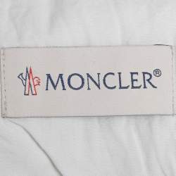 Pre Owned Moncler Green Gabardine Cargo Pants S