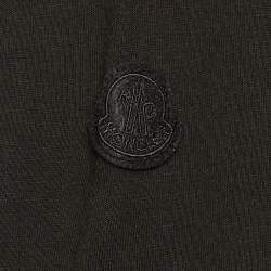مملوكة مسبقًا Moncler Black Archivio Creativo Cotton Crew Neck T-Shirt XL