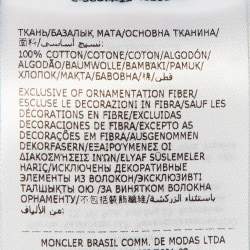 مملوكة مسبقًا Moncler Black Archivio Creativo Cotton Crew Neck T-Shirt XL