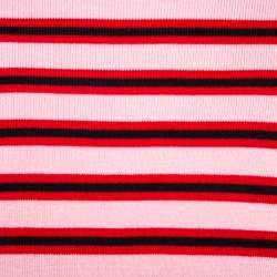 Moncler Grenoble Red Striped Wool Patch Detail Sweater L