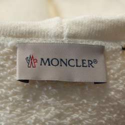 Pre Owned 8 Moncler x Palm Angels White Logo Print Cotton Oversized Hoodie S