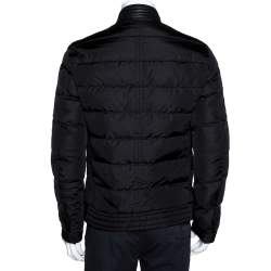 Moncler Black Down Quilted Allemand Jacket XL