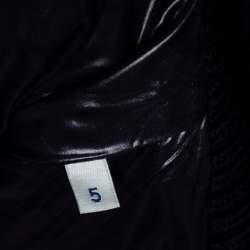 Moncler Navy Blue Wool Down Quilted Republique Jacket XXL