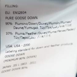 Pre Owned Moncler Tricolor Synthetic Down Filled Sleeveless Hooded Puffer Gilet S