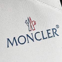 Pre Owned Moncler Black Coyote Fur Trim Hubert Puffer Jacket L