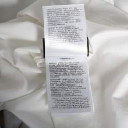 Pre Owned Moncler 5 Craig Green White Logo Printed Cotton Crewneck T-Shirt L