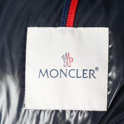 Moncler Navy Blue Quilted Badenne Puffer Jacket M