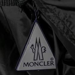 Moncler x Palm Angels Black Synthetic Hooded Parka XS