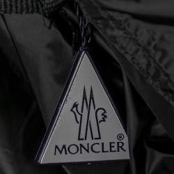 Moncler x Palm Angels Black Synthetic Hooded Parka XXS