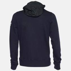 Pre Owned Moncler Gamme Bleu Blue Cotton Hoodie XL