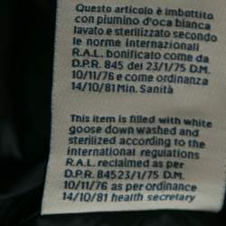 Pre Owned Moncler Navy Blue Synthetic Montreuil Down Puffer Vest XL