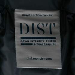 Pre Owned Moncler Navy Blue Synthetic Montreuil Down Puffer Vest XL