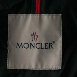 Pre Owned Moncler Navy Blue Synthetic Montreuil Down Puffer Vest XL