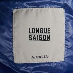 Moncler Blue Synthetic Quilted Lightweight Jacket L