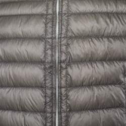 Moncler Dark Beige Synthetic Quilted Garin Jacket L
