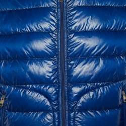 Moncler Blue Synthetic Quilted Acorus Jacket M