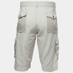 Moncler Beige Denim Bermuda Shorts M