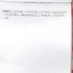 Pre Owned Moncler Blue/White Surf Print Cotton Short Sleeve Shirt XL