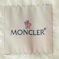 Moncler White Quilted Synthetic Daniel Jacket L