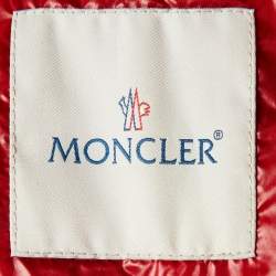 Moncler Red Synthetic Quilted Acorus Jacket XL