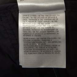 Moncler Silver/Navy Blue Synthetic Quinic Hooded Jacket L