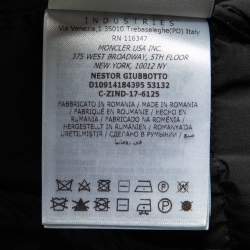 Moncler Black Down Nestor Short Jacket L