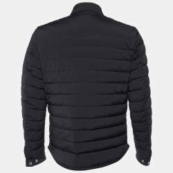 Moncler Black Down Nestor Short Jacket L