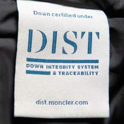 Pre Owned Moncler Black Wool Down Montgenevre Hooded Jacket M