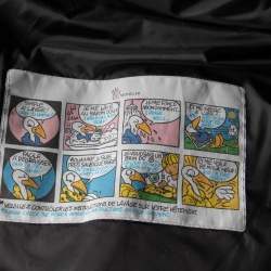 Pre Owned Moncler Black Wool Down Montgenevre Hooded Jacket M