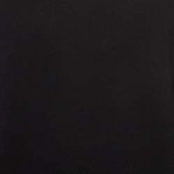 Pre Owned Moncler Black Cotton Knit Crew Neck Sweatshirt L