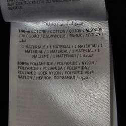 Pre Owned Moncler Black Cotton Knit Crew Neck Sweatshirt L