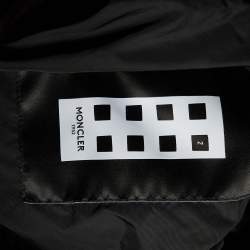 Moncler X Fergus Purcell Black Printed Nylon Octa Jacket XL