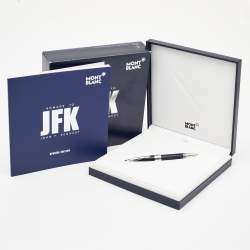 Montblanc John F. Kennedy Special Edition Resin Silver Tone Ballpoint Pen
