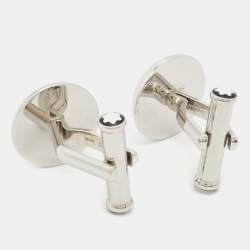 Pre Owned Montblanc Black PVD Stainless Steel Cufflinks
