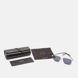 مملوكة مسبقًا Montblanc Black MB0367SA Aviator Sunglasses