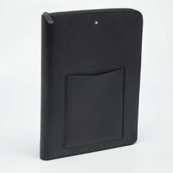 Pre Owned Montblanc Black Leather Sartorial Notebook Holder