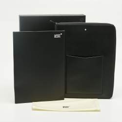 Pre Owned Montblanc Black Leather Sartorial Notebook Holder