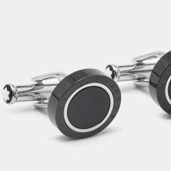 مملوكة مسبقًا أزرار أكمام مون بلان مايسترستوك حجر العقيق ستانلس ستيل