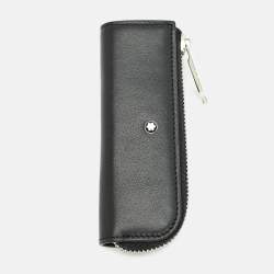 مملوكة مسبقًا Montblanc Meisterstuck Selection 1 Black Leather Pen Pouch