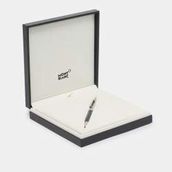 مملوكة مسبقًا Montblanc Meisterstuck Solitaire Doué Blue Hour Lacquer Silver Tone Classique Ballpoint Pen