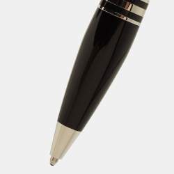 Pre Owned Montblanc StarWalker Midnight Black Resin Silver Tone Ballpoint Pen