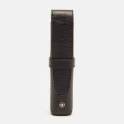 Pre Owned Montblanc 4810 Westside 1-Pen Pouch Black Leather