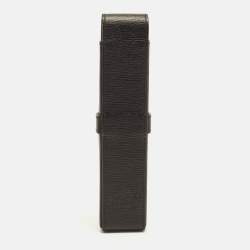 Pre Owned Montblanc 4810 Westside 1-Pen Pouch Black Leather
